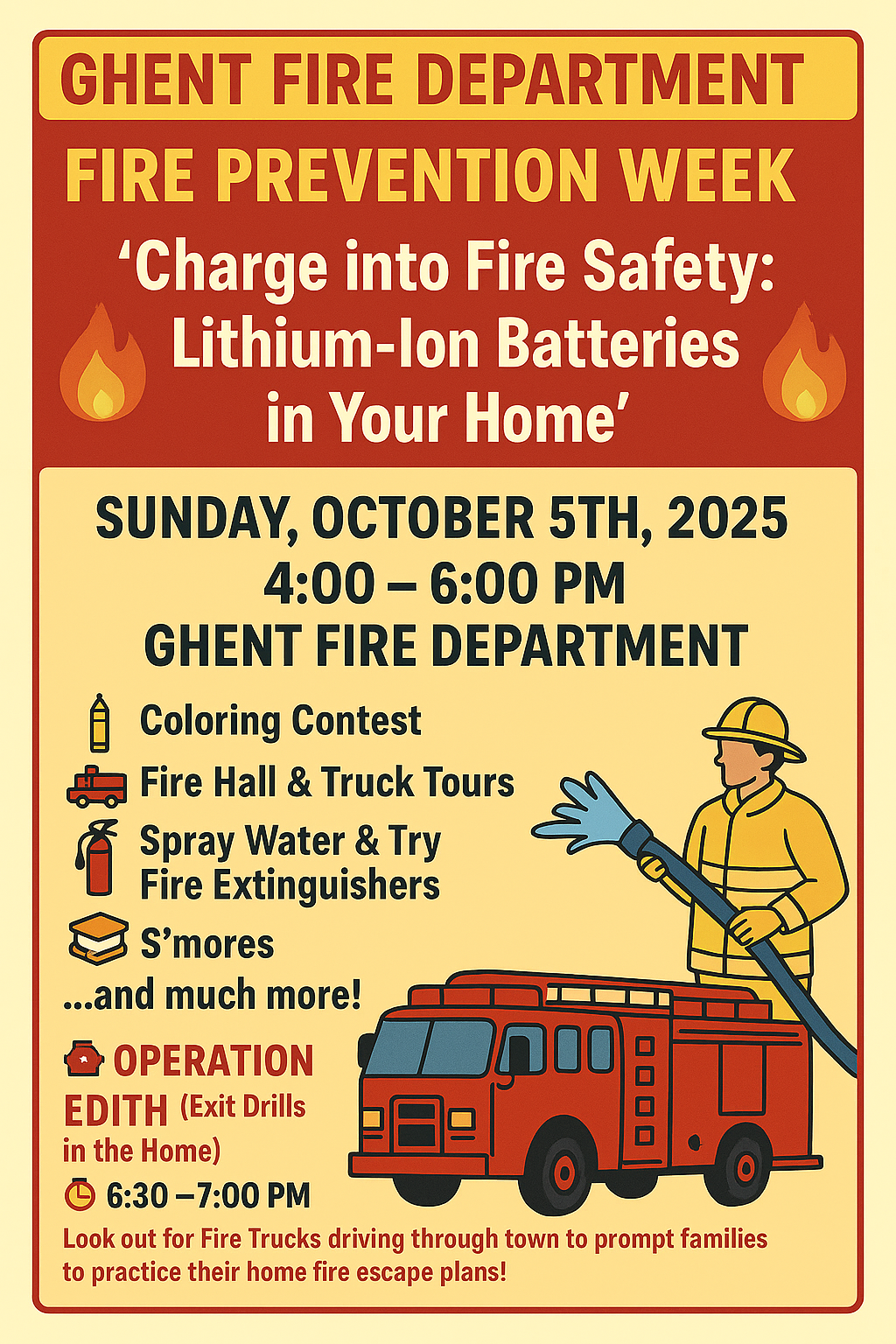 2025 Fire Prevention Poster